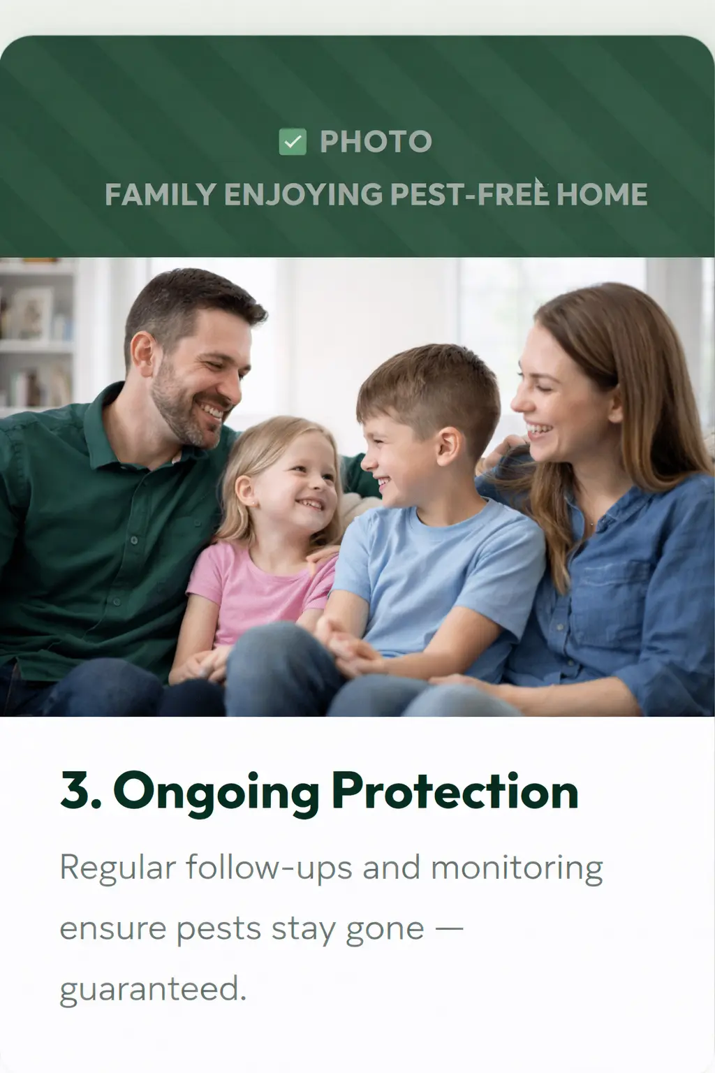 Family enjoying a pest-free home after Wernex treatment in St. George Utah